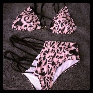 Sexy Leopard 2 Piece Bikini